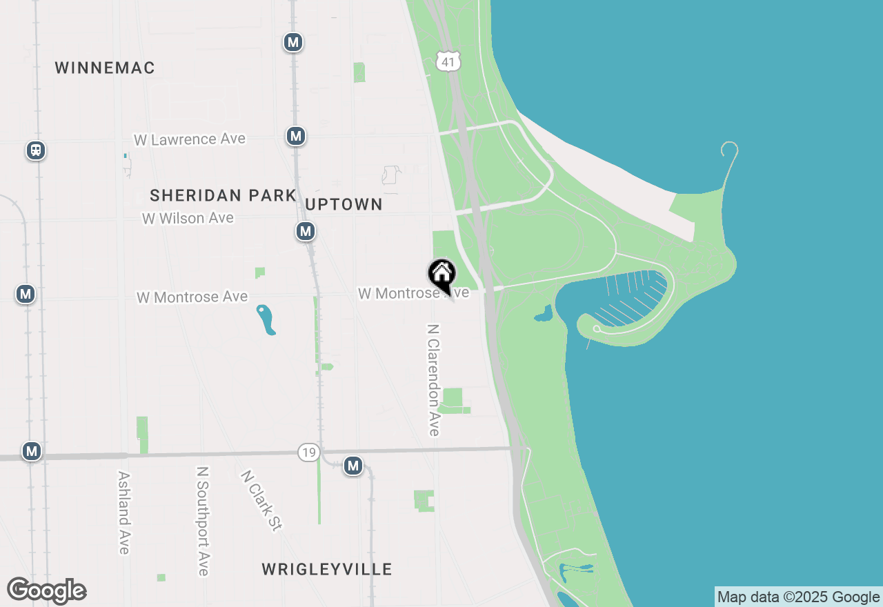 Map of 4343 N Clarendon Avenue #2810, Chicago, IL 60613