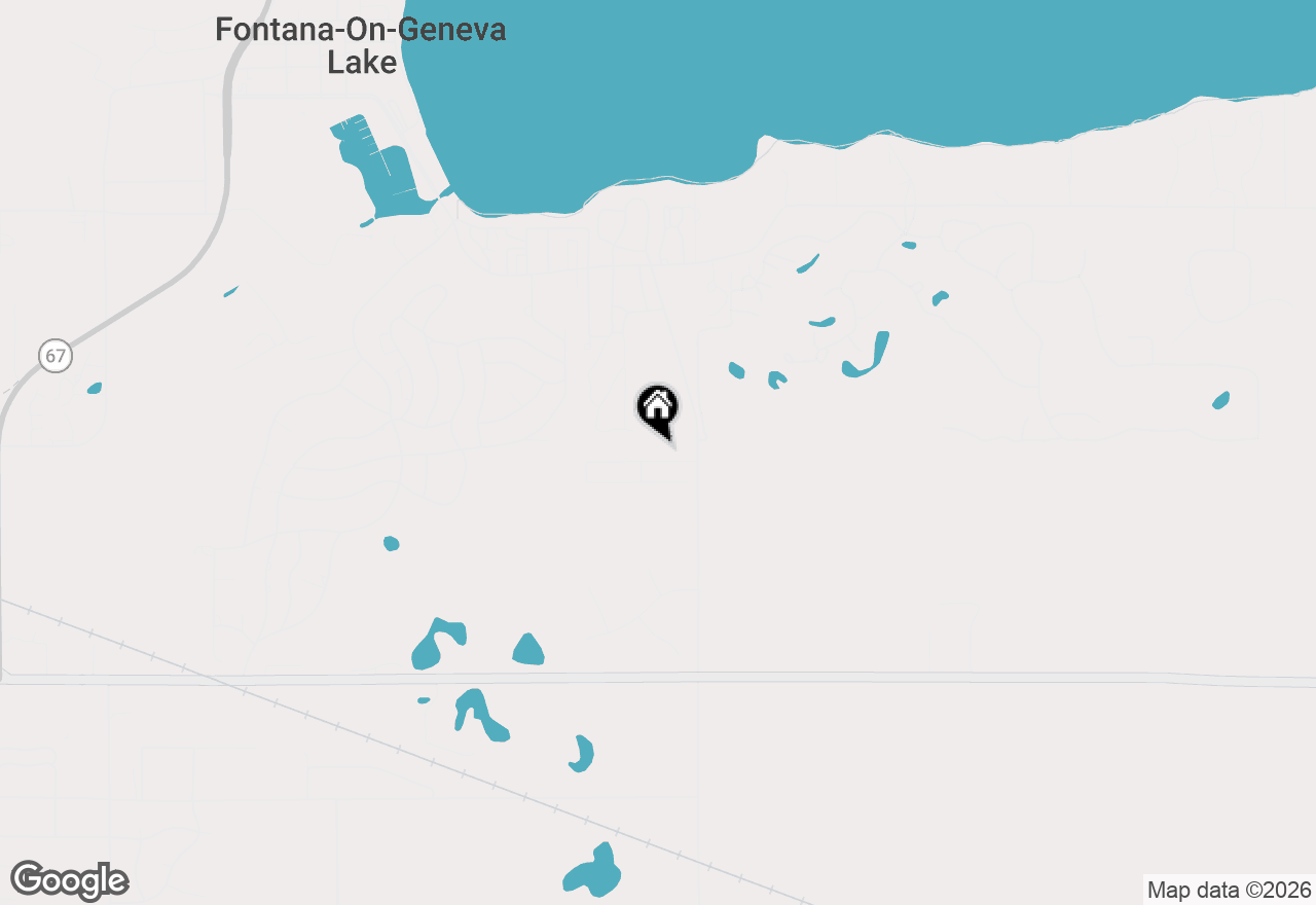 Map of 558 Berwyn Dr, Fontana, WI 53125