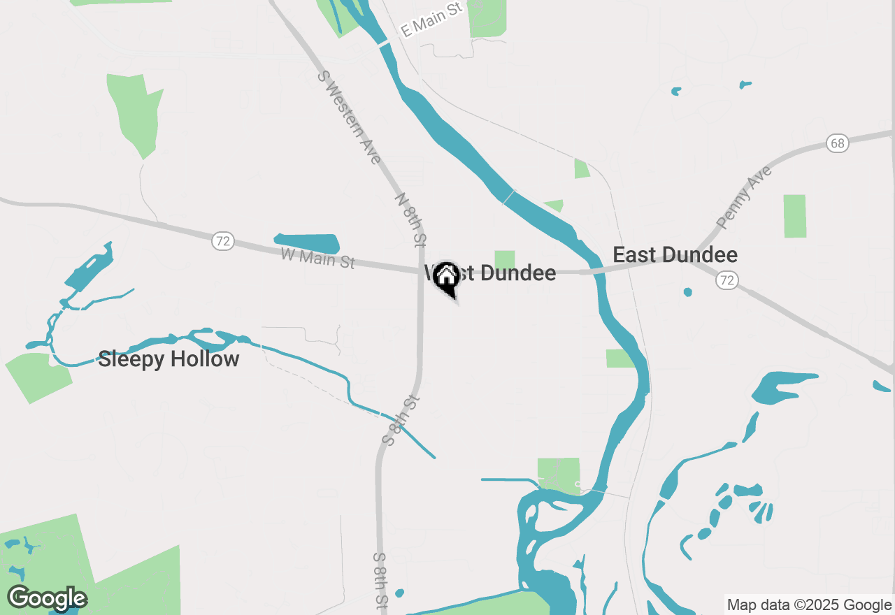 Map of 214 S 7th Street, West Dundee, IL 60118