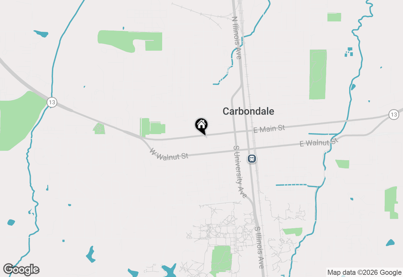Map of 509 W Main Street, Carbondale, IL 62901