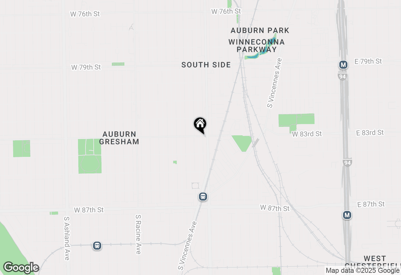 Map of 823 W 83rd Street #GARDEN, Chicago, IL 60620