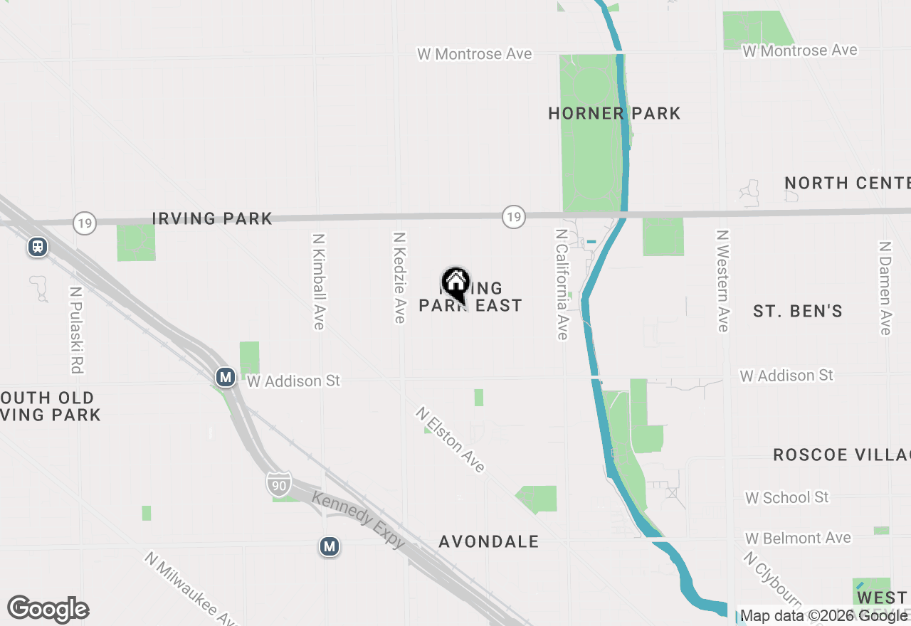 Map of 3736 N Whipple Street #1S, Chicago, IL 60618