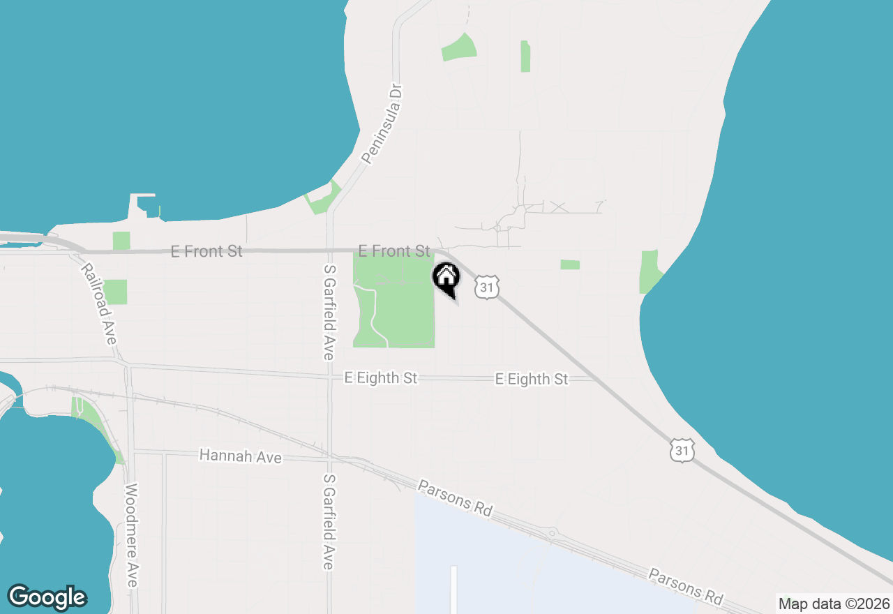 Map of 315 Fair Street, Traverse City, MI 49686