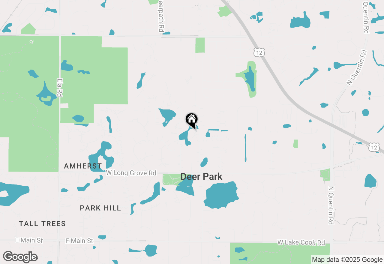 Map of 23010 W Thornhill Court, Deer Park, IL 60010