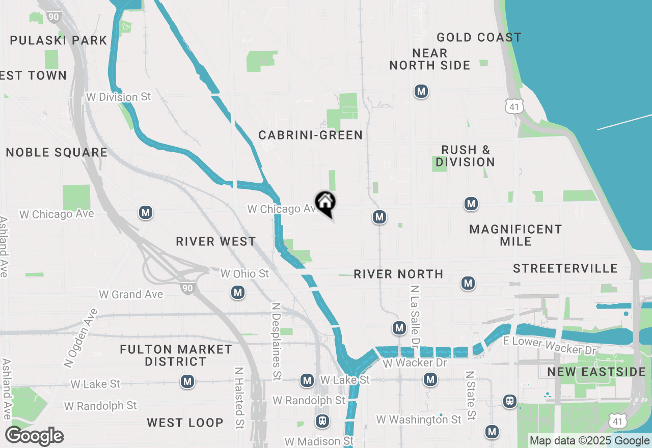 Map of 450 W Superior #A-1, Chicago, IL 60610