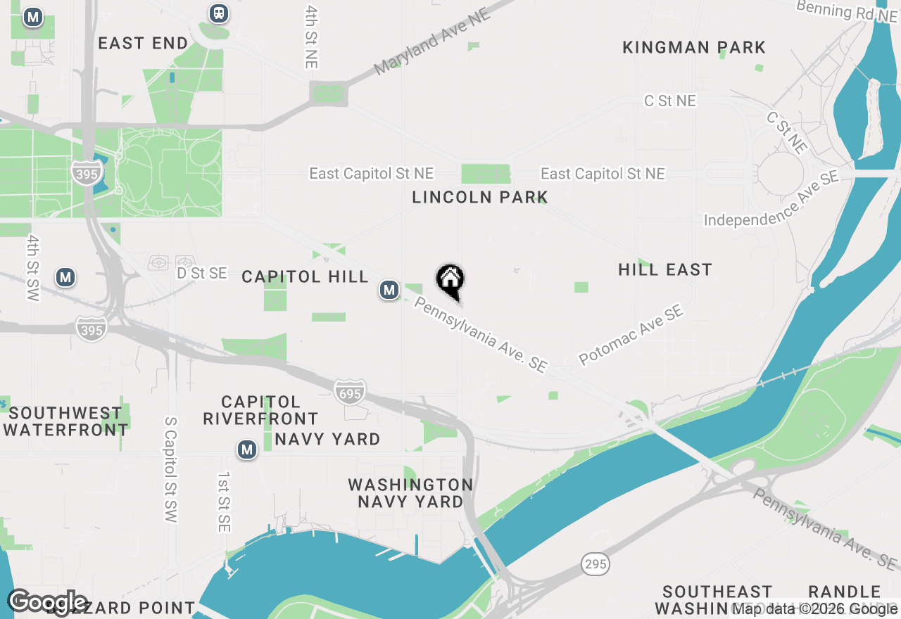 Map of 1010 Pennsylvania Avenue Se, Washington, DC 20003