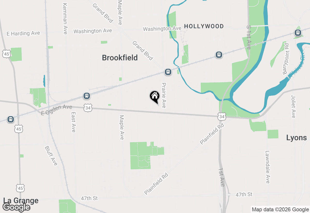 Map of 4030 Vernon Avenue, Brookfield, IL 60513