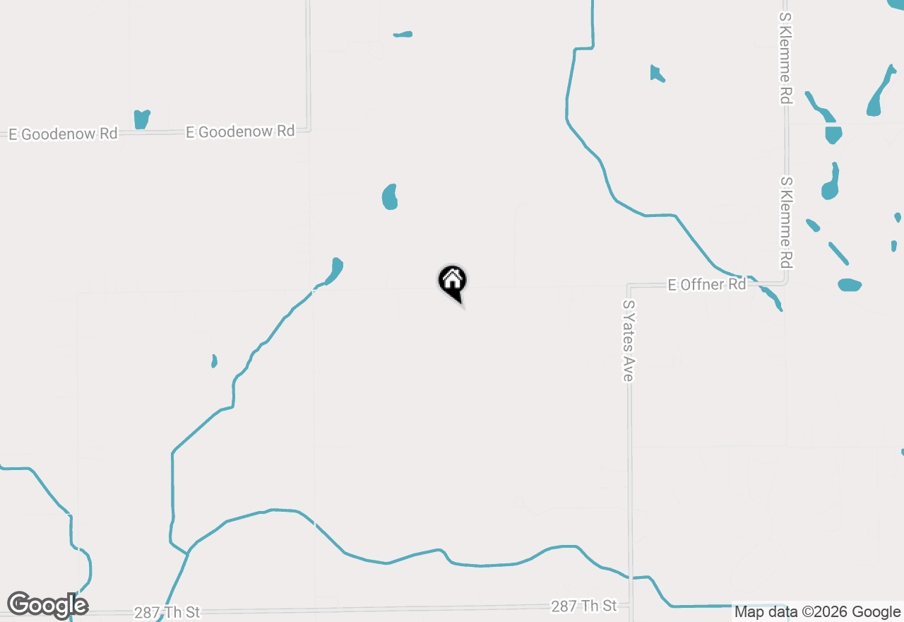 Map of 1935 E Offner Road, Beecher, IL 60401