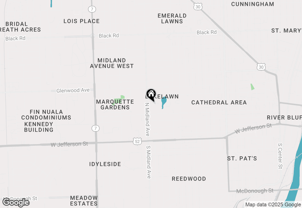 Map of 1335 Buell Avenue #1335, Joliet, IL 60435