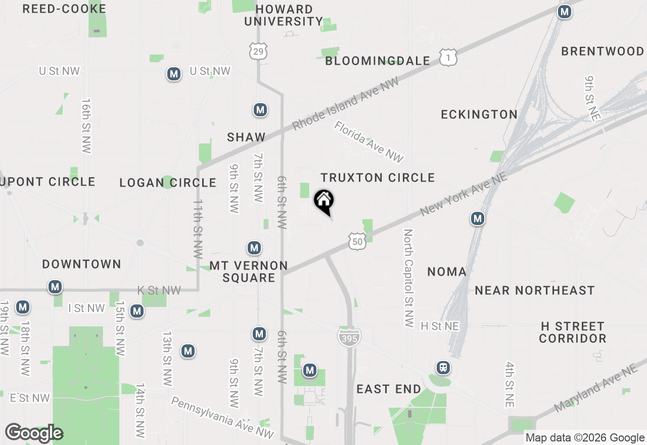 Map of 1240 4th Street Nw #300, Washington, DC 20001