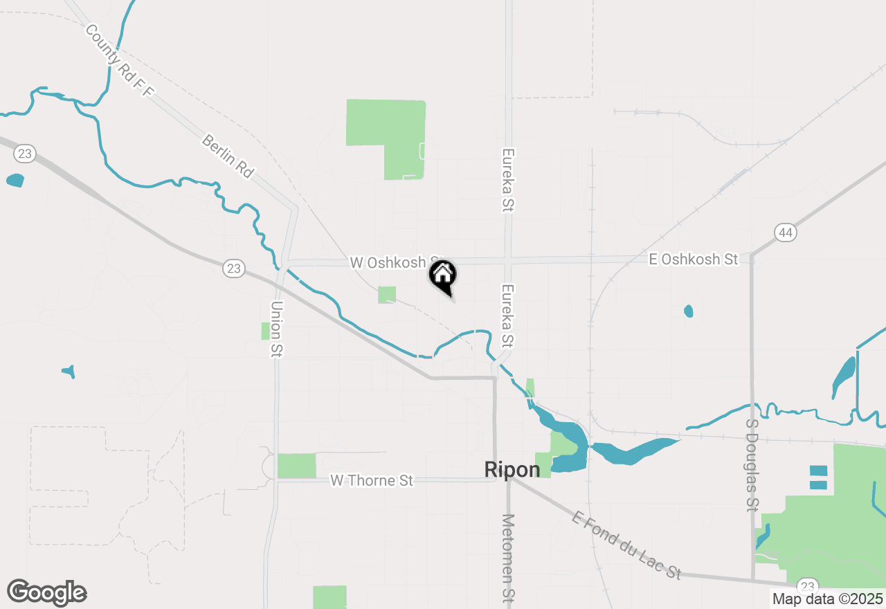 Map of 317 Hamburg Street, Ripon, WI 54971
