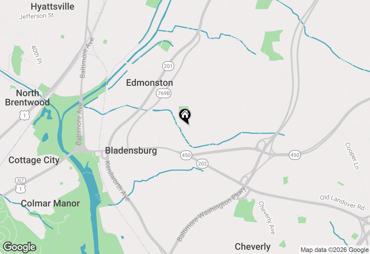 Map of 5409 Tilden Road, Bladensburg, MD 20710