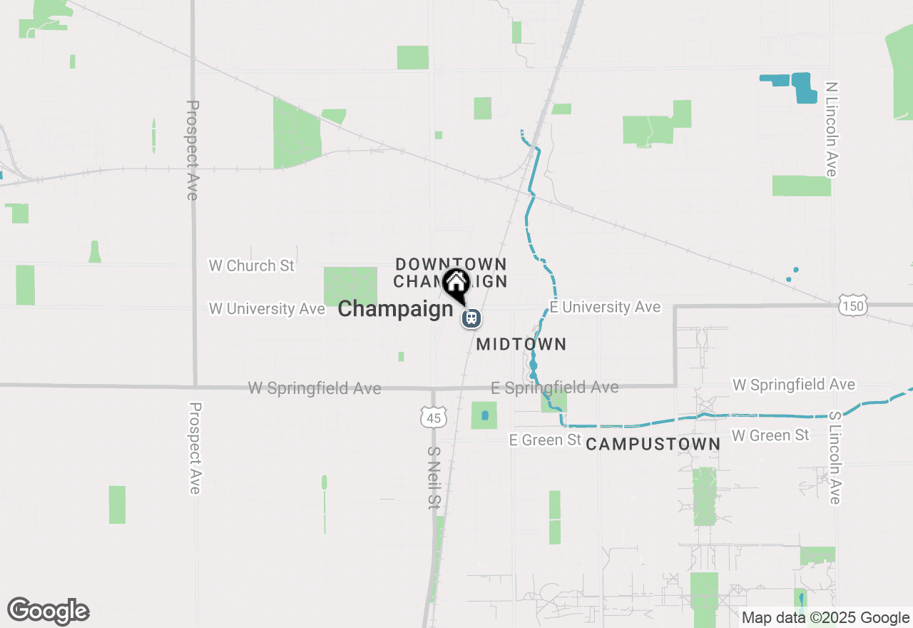 Map of 41 E. University Avenue, Champaign, IL 61820