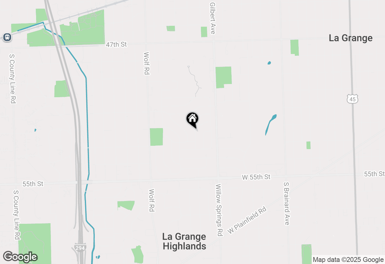 Map of 5204 Clausen Avenue, Western Springs, IL 60558