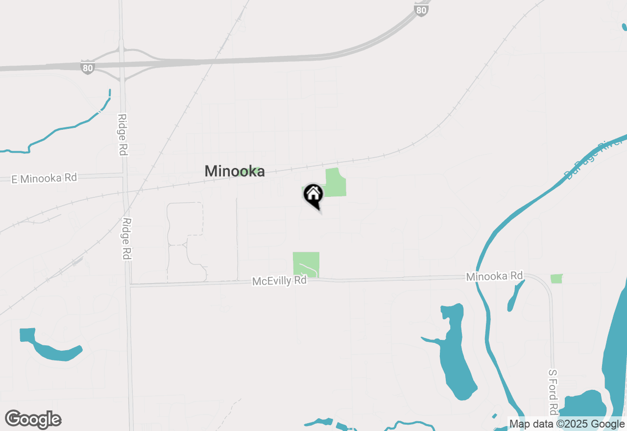 Map of 207 Deerhaven Drive, Minooka, IL 60447