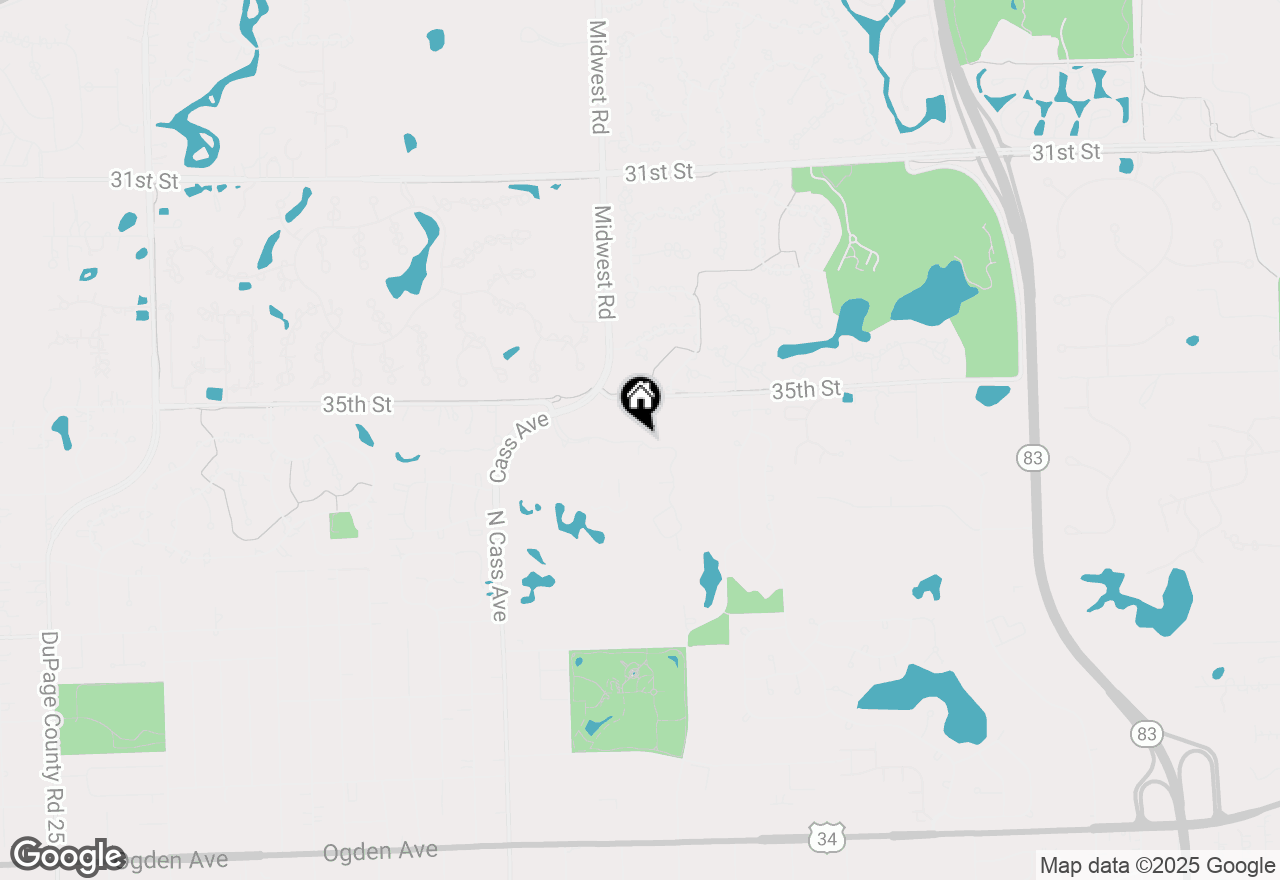 Map of 7 Willowcrest Drive #7, Oak Brook, IL 60523