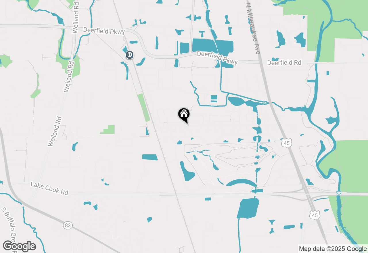 Map of 1110 Inverrary Lane, Deerfield, IL 60015
