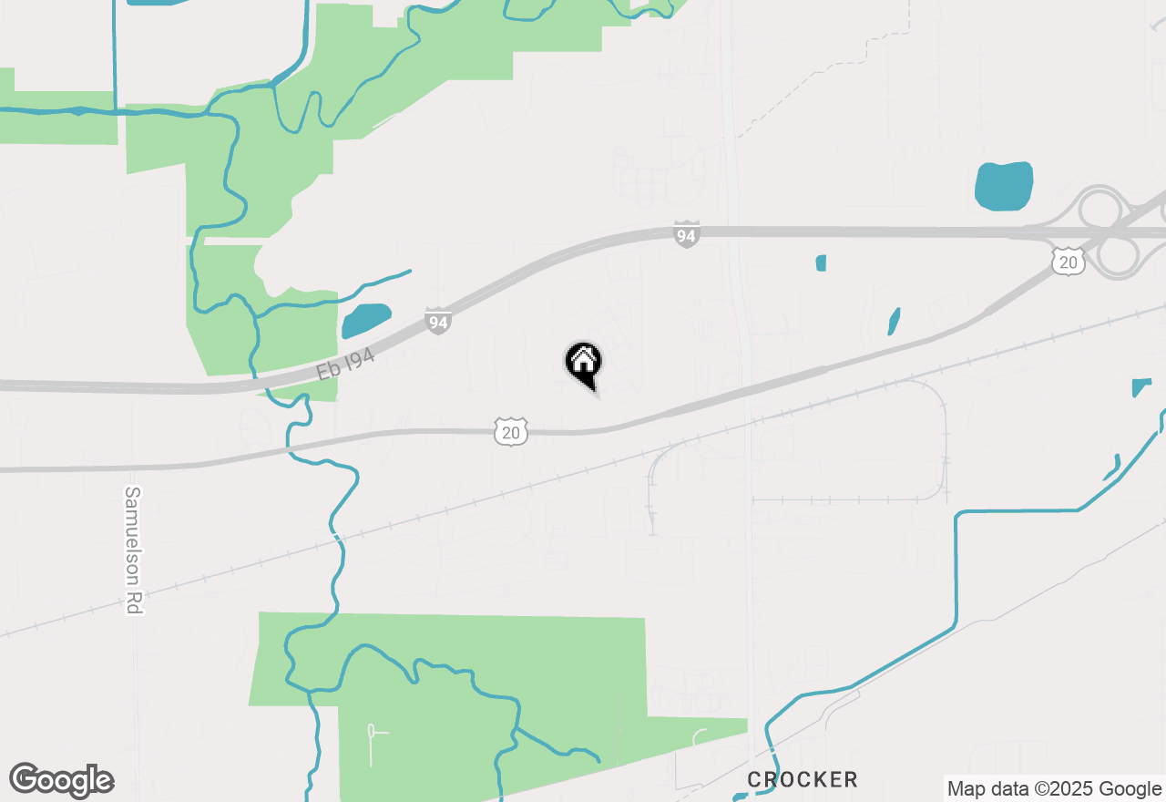 Map of 1144 Weaver Way, Burns Harbor, IN 46304