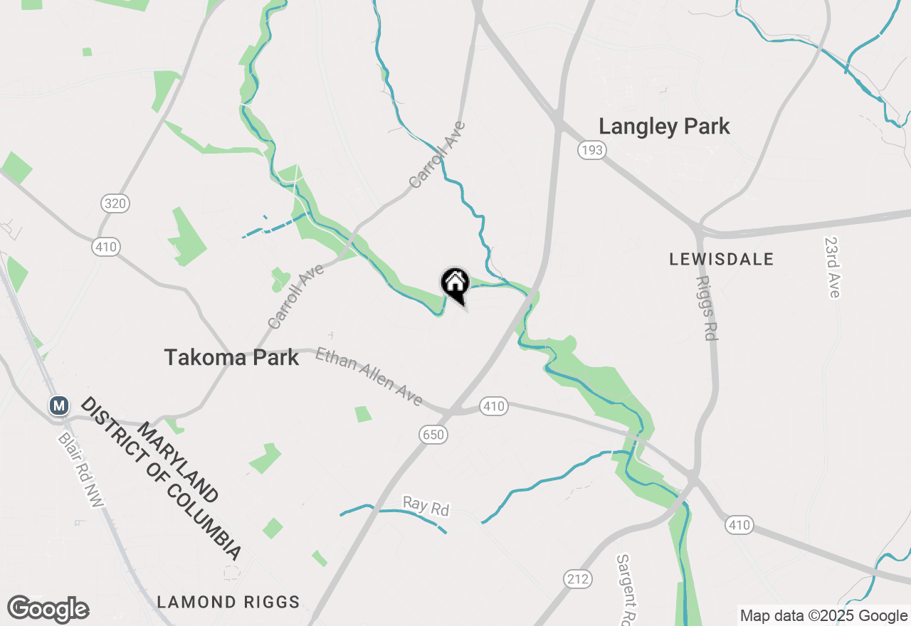 Map of 903 Heather Avenue, Takoma Park, MD 20912