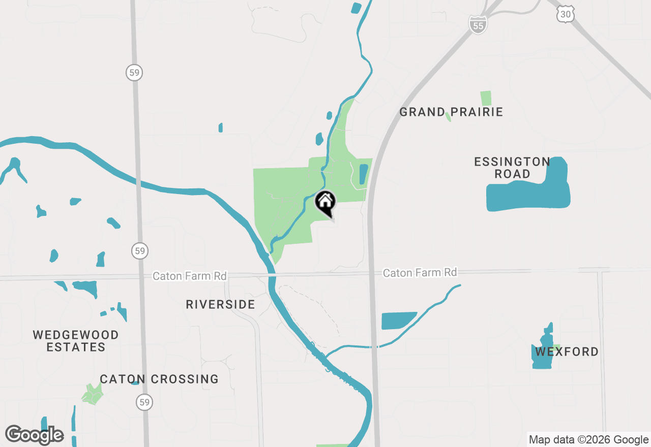 Map of 4157 Oak Tree Lane, Plainfield, IL 60586