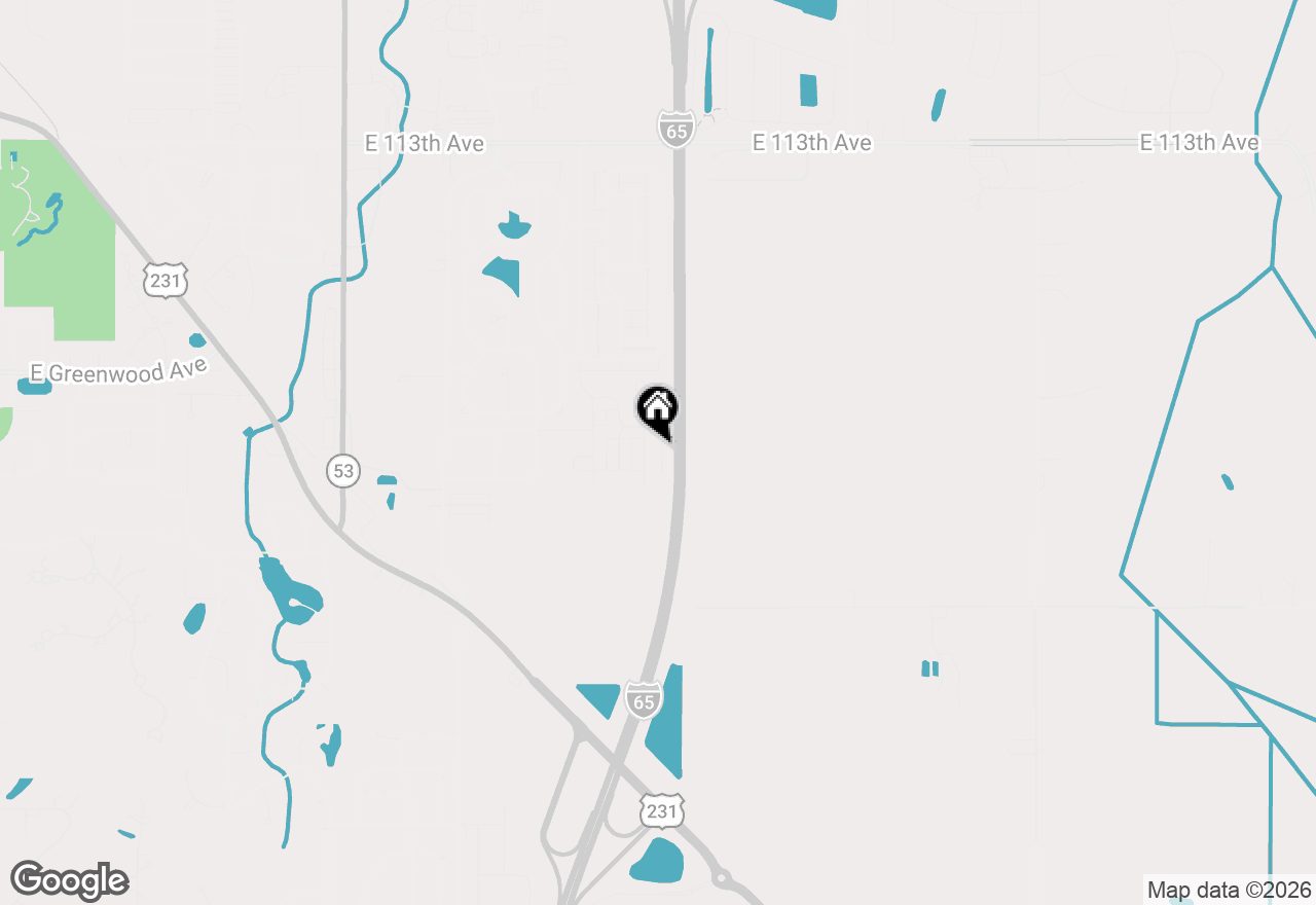 Map of 11833 Kentucky Street, Crown Point, IN 46307
