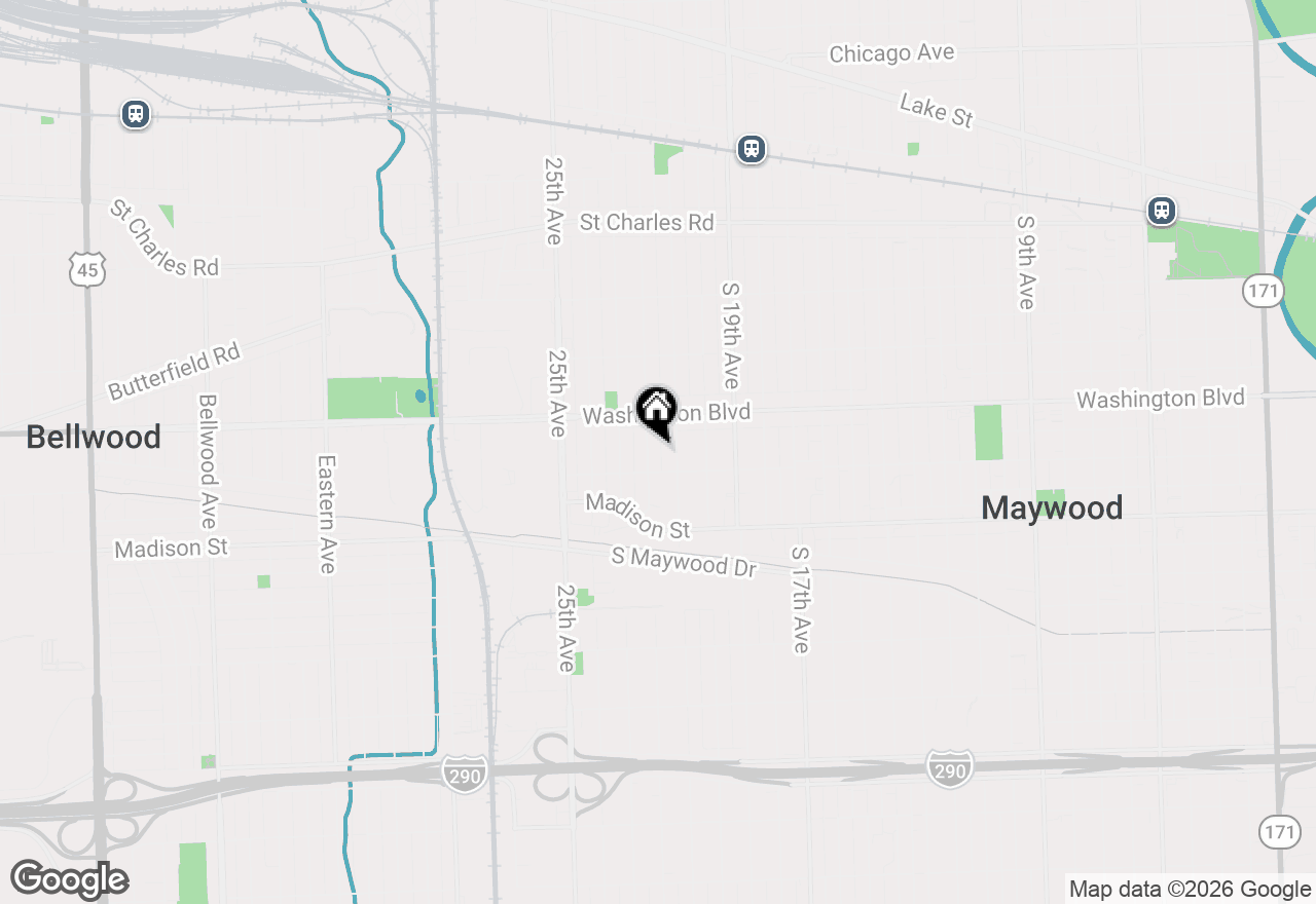 Map of 629 22nd Avenue, Bellwood, IL 60104