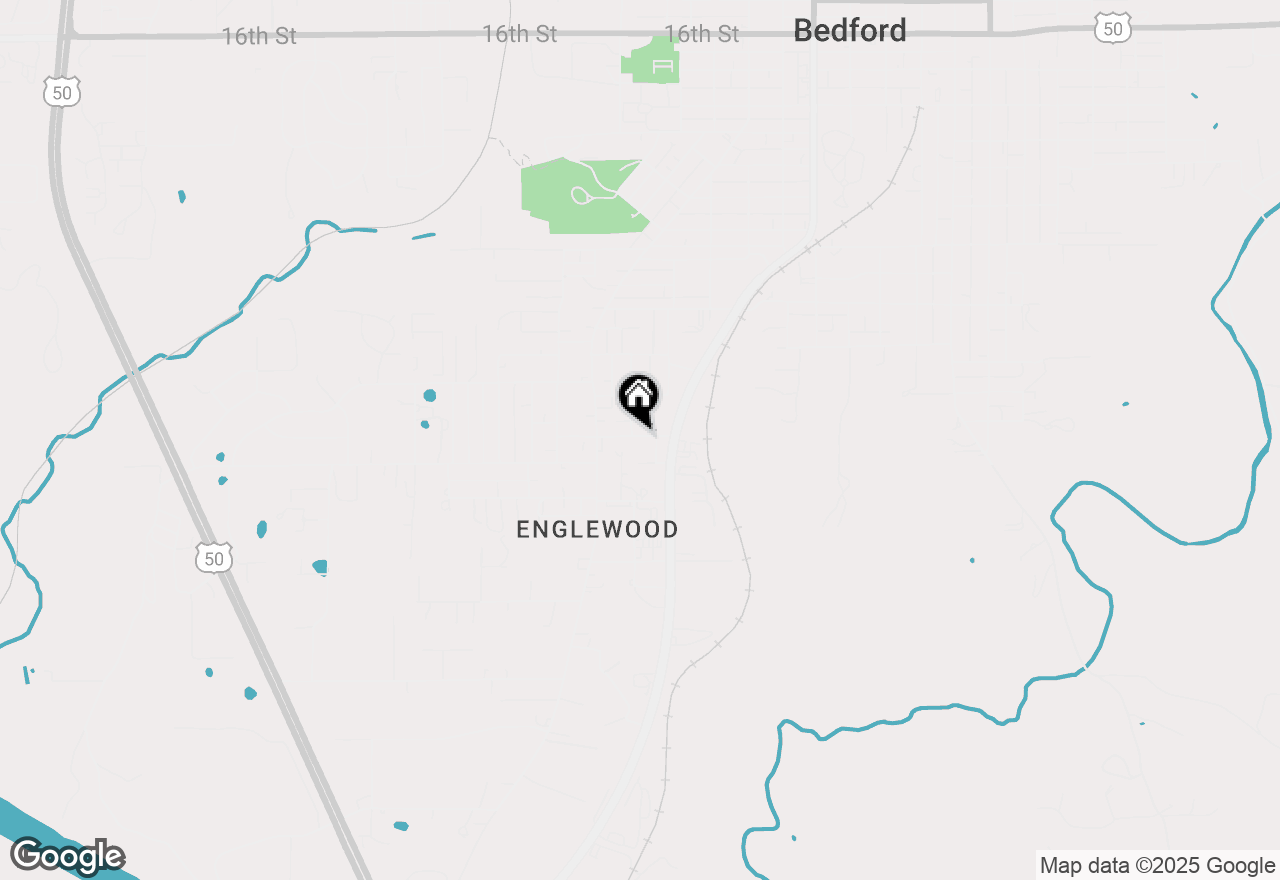 Map of 1724 28th Street, Bedford, IN 47421