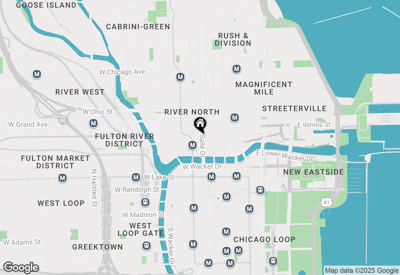 Map of 400 N Lasalle Drive #4007, Chicago, IL 60654