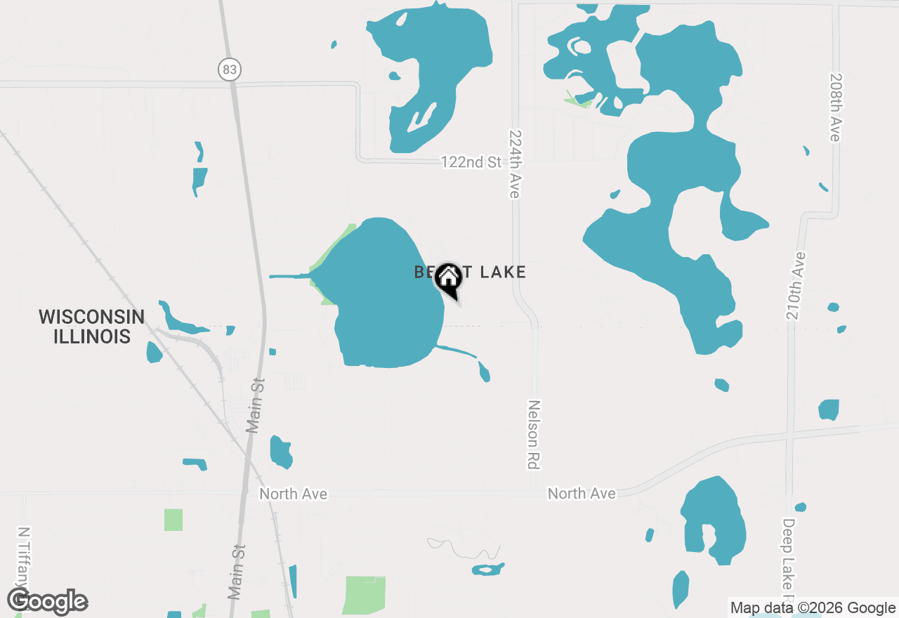 Map of 22824 128th St, Bristol, WI 53104