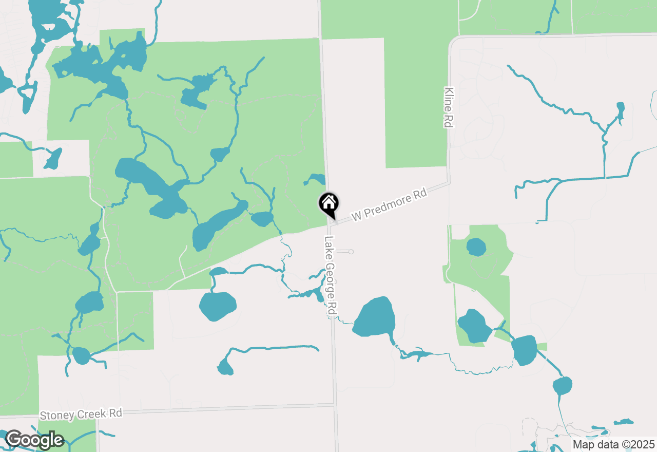 Map of 000 Lake George Road, Oakland, MI 48363