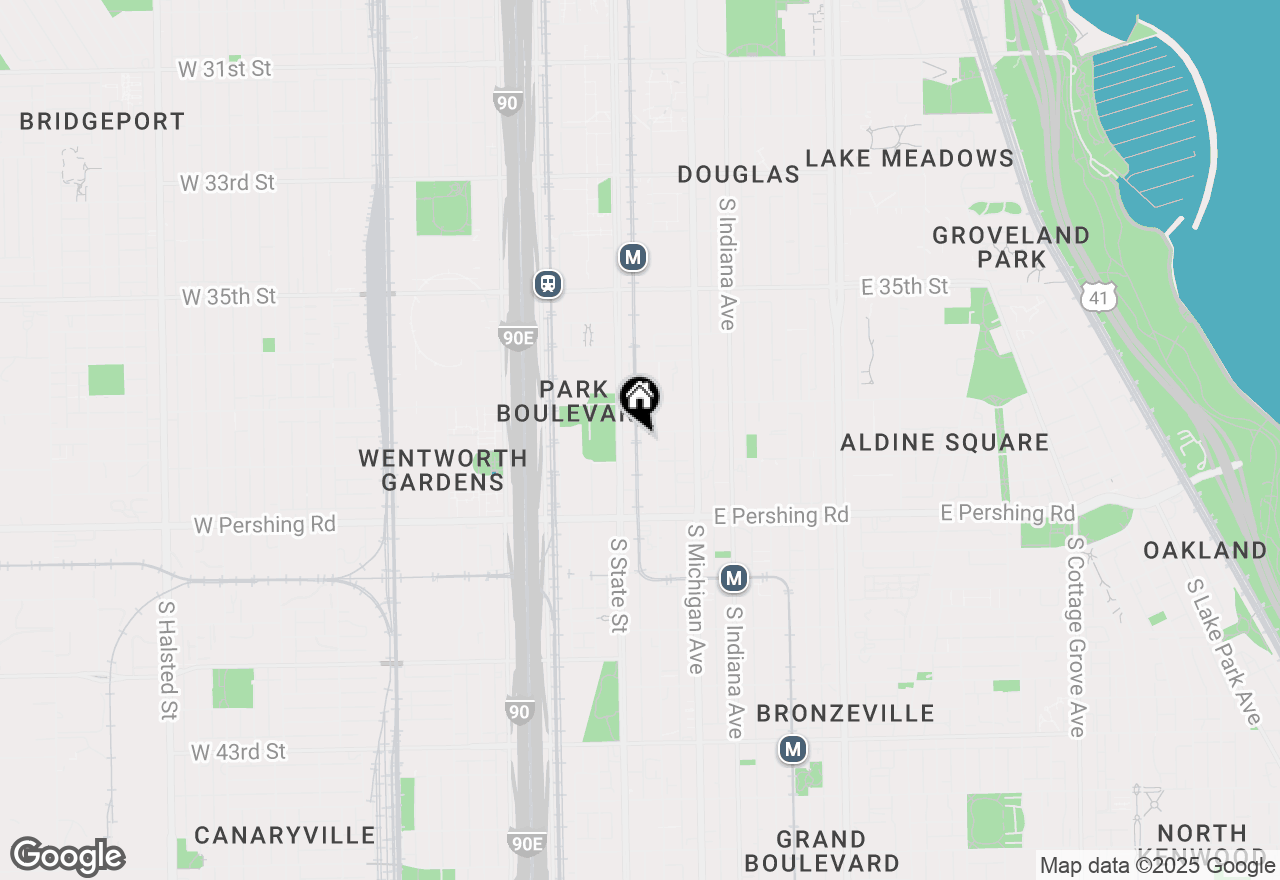 Map of 19 E 37th Place, Chicago, IL 60653