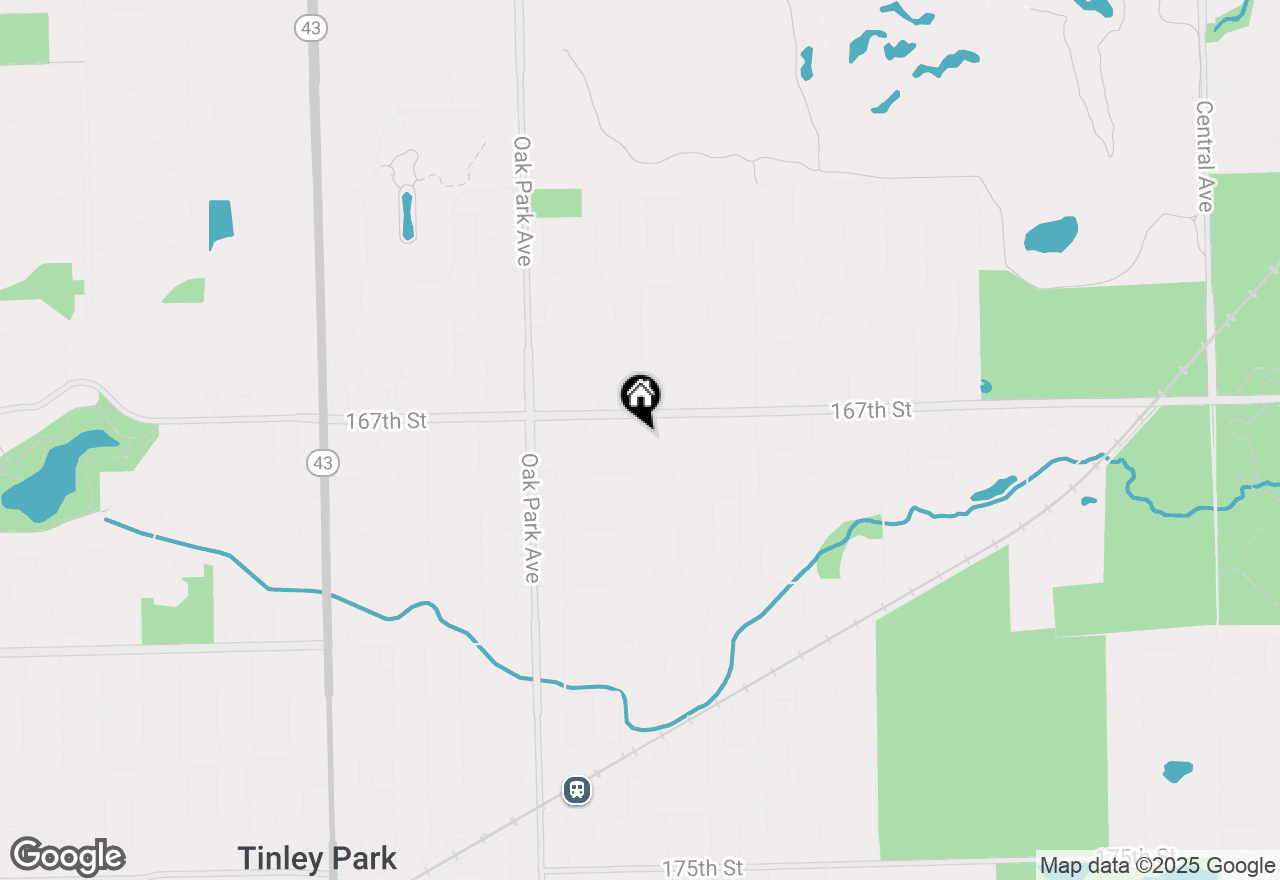 Map of 6600 Parkside Drive, Tinley Park, IL 60477