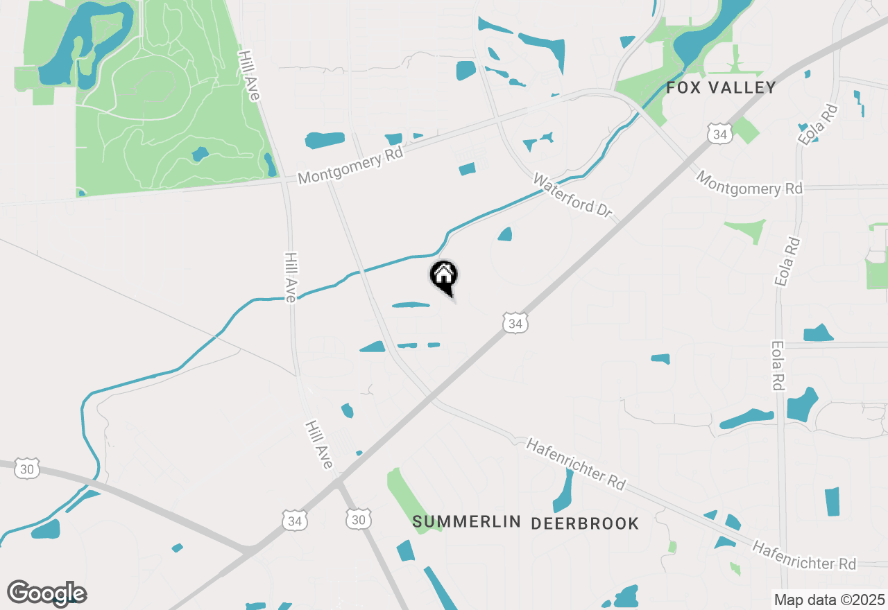 Map of 1639 Sedona Avenue, Aurora, IL 60504