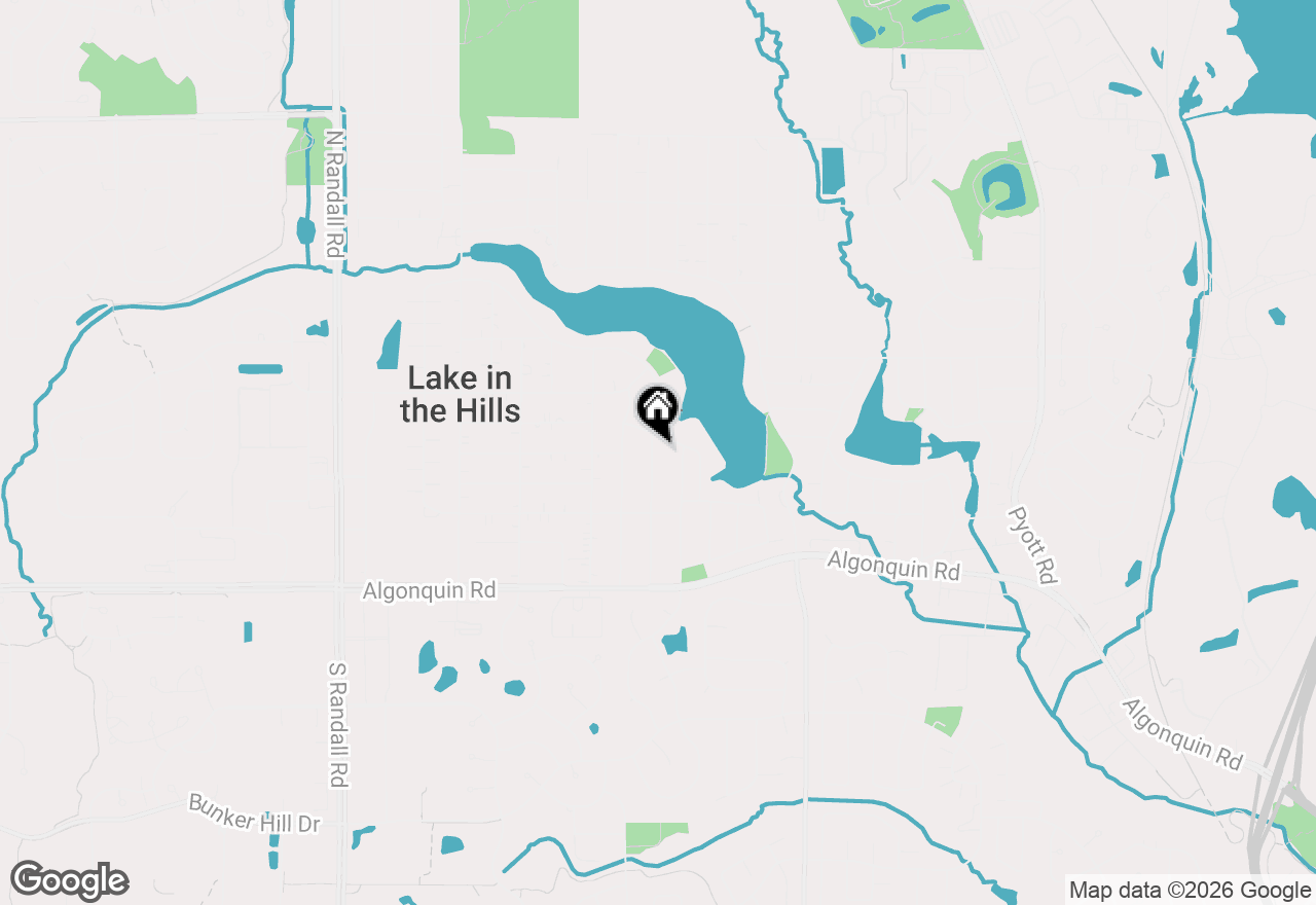 Map of 122 Indian Trail, Lake In The Hills, IL 60156