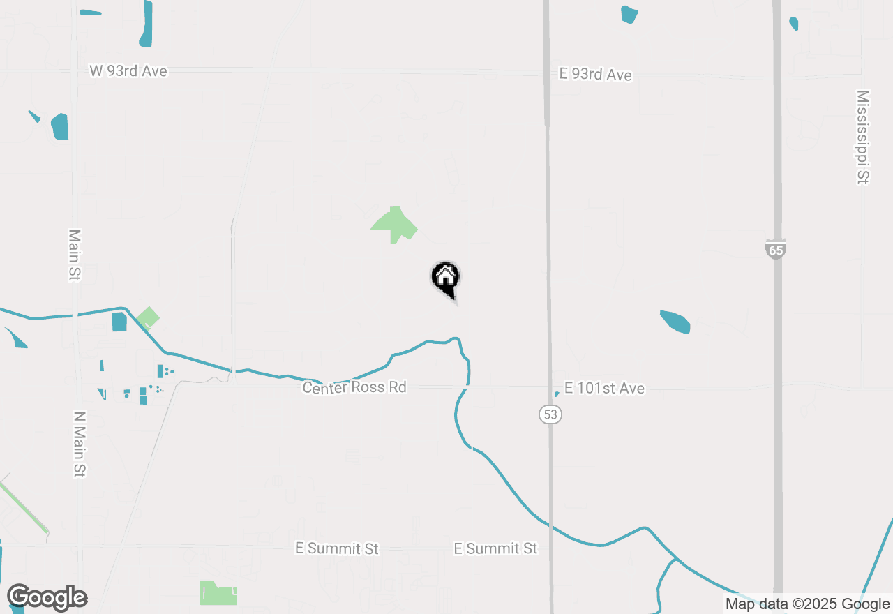 Map of 1235 W 99th Avenue, Crown Point, IN 46307