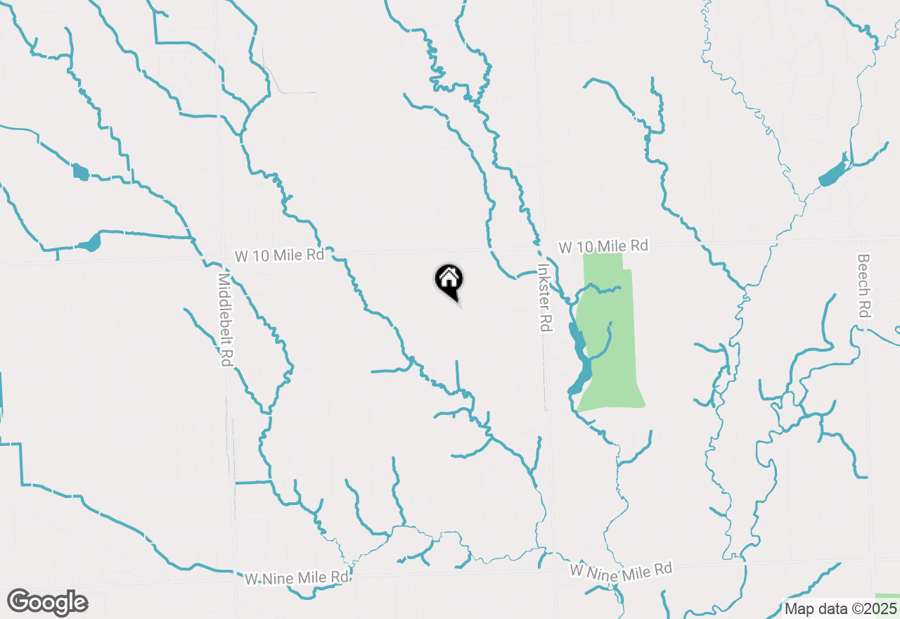 Map of 23695 E Newell Circle, Farmington Hills, MI 48336