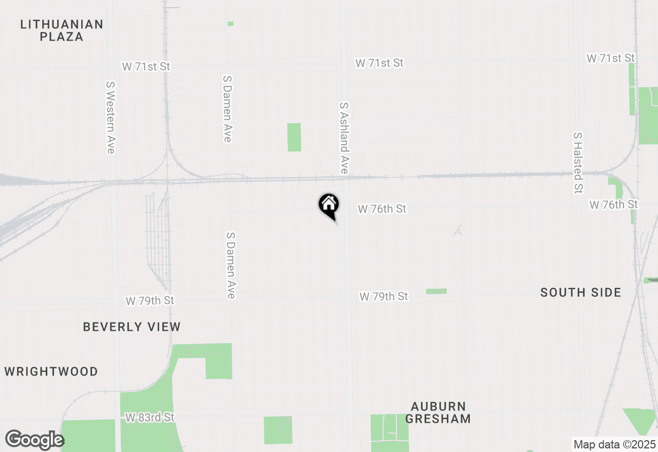 Map of 7634 S Marshfield Avenue, Chicago, IL 60620
