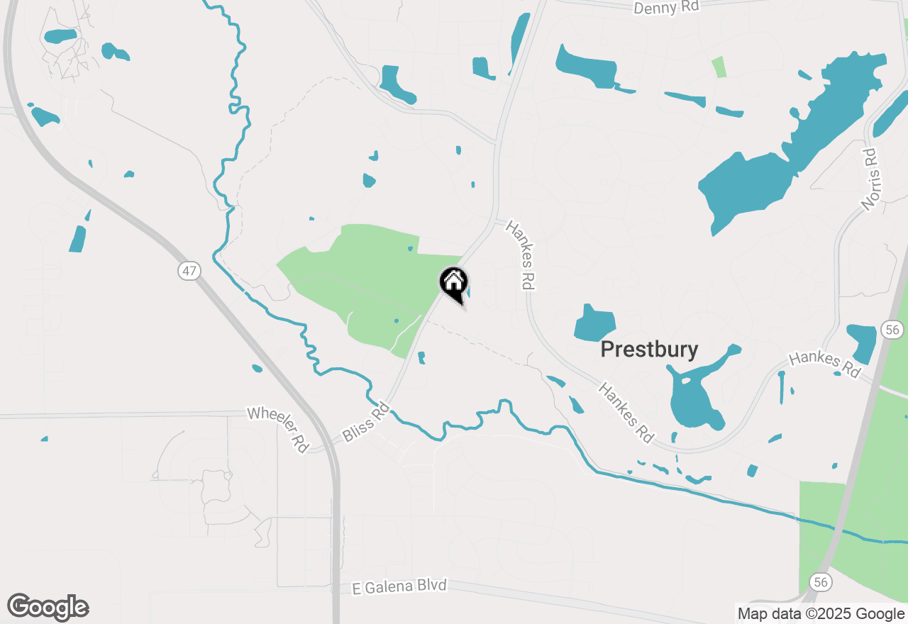 Map of 5S655 Bliss Road, Sugar Grove, IL 60554