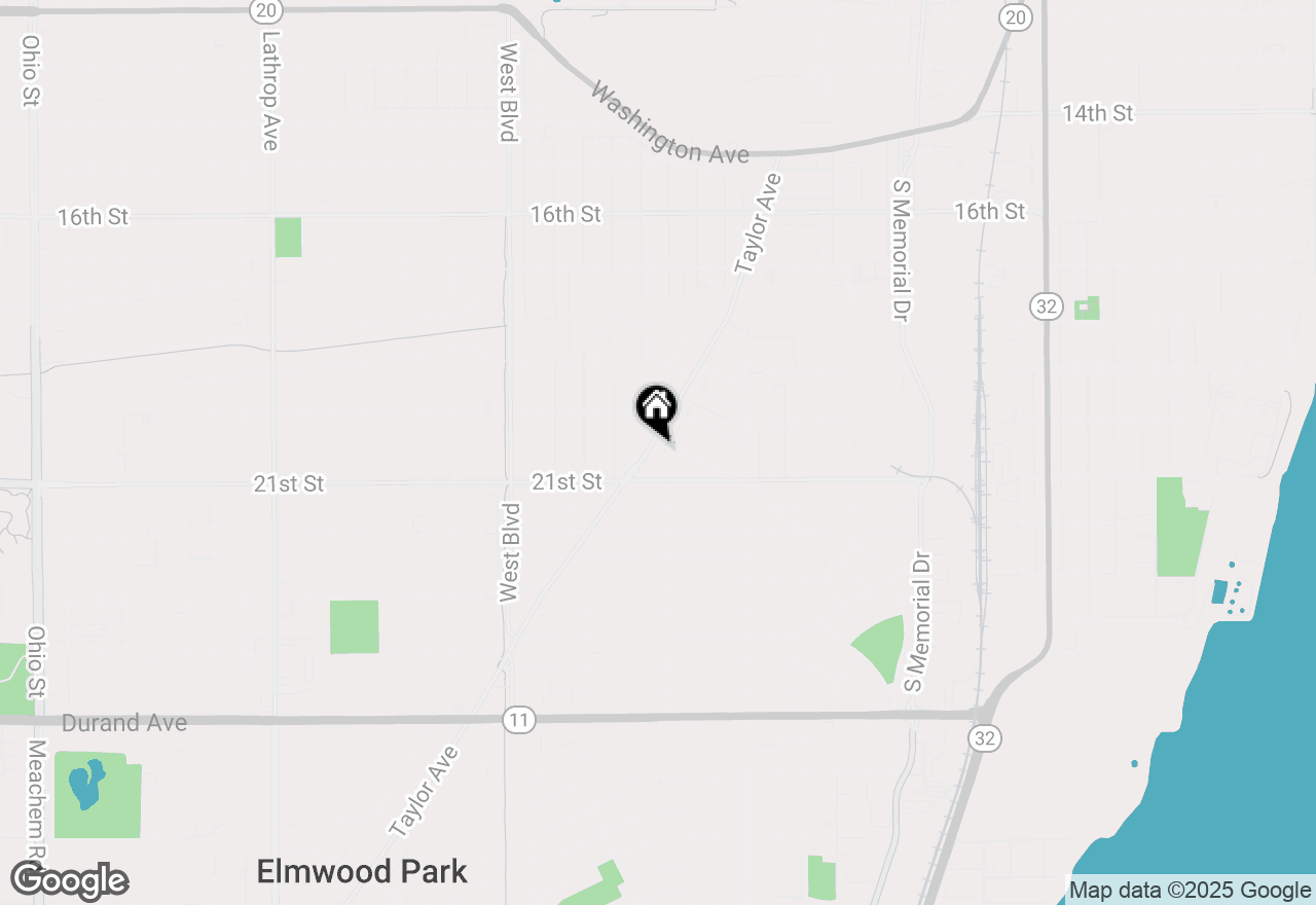 Map of 2013 Taylor Ave, Racine, WI 53403