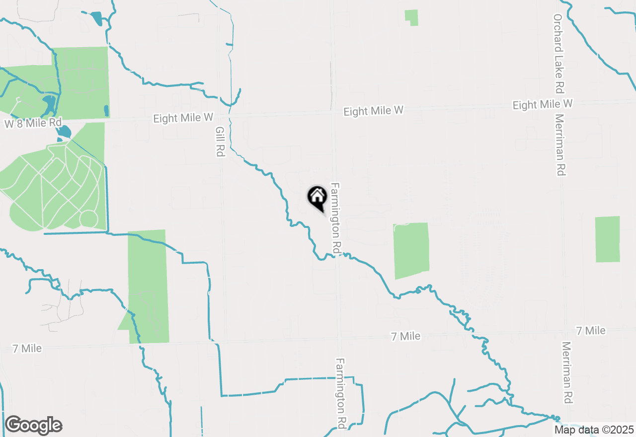 Map of 19880 Irving Drive, Livonia, MI 48152