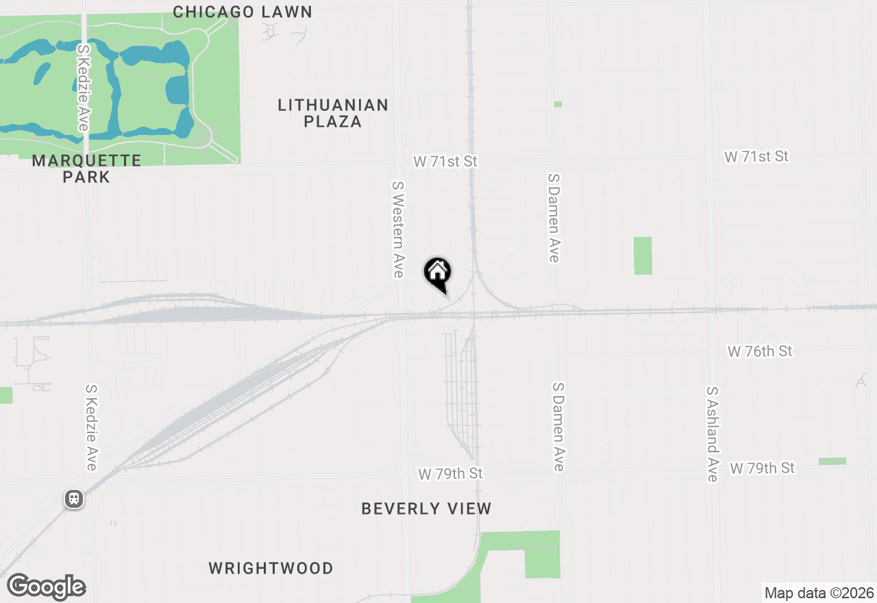 Map of 7434 S Oakley Avenue, Chicago, IL 60636