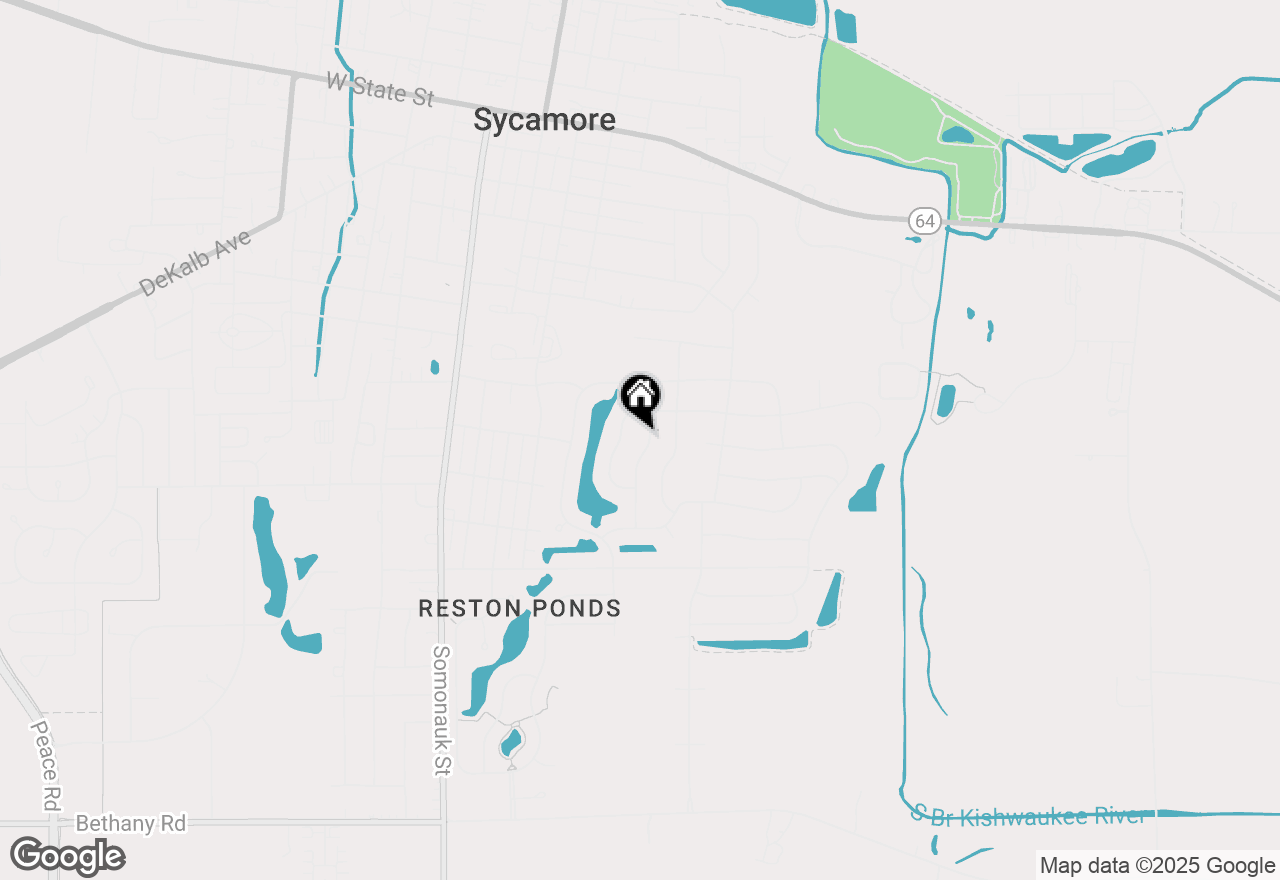 Map of 935 Juniper Drive, Sycamore, IL 60178