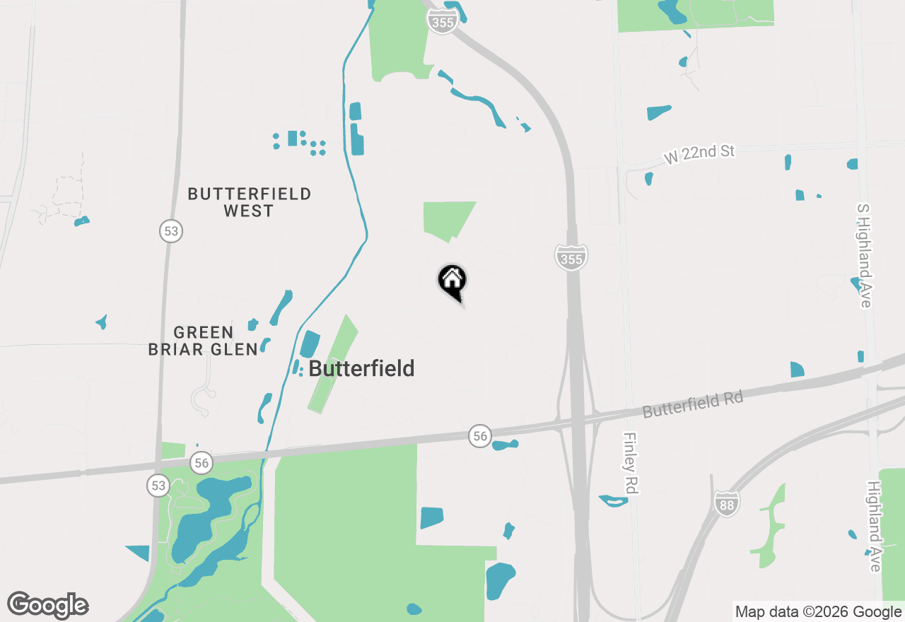 Map of 21W117 Glen Park Road, Lombard, IL 60148