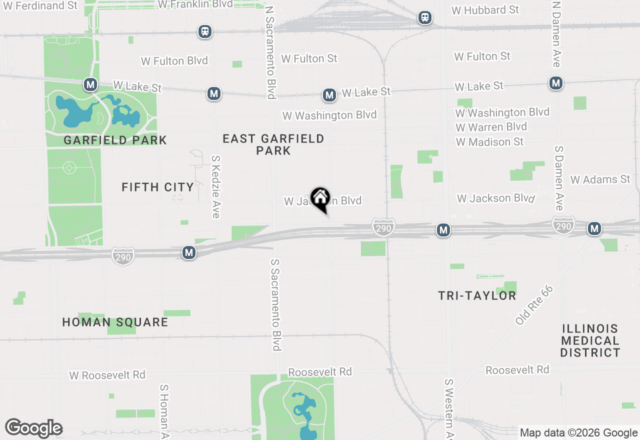 Map of 2824 W Van Buren Street #201, Chicago, IL 60612