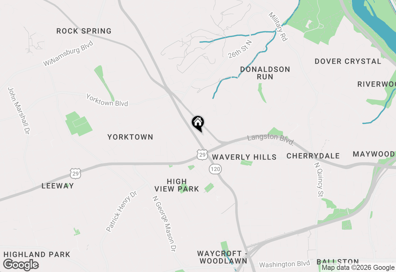 Map of 2311 N Glebe Road, Arlington, VA 22207