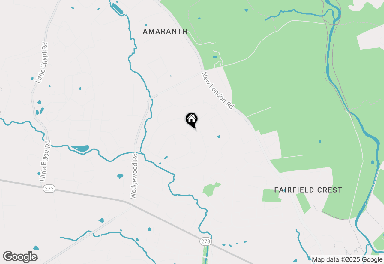 Map of 3 Tally Ho Circle, Newark, DE 19711