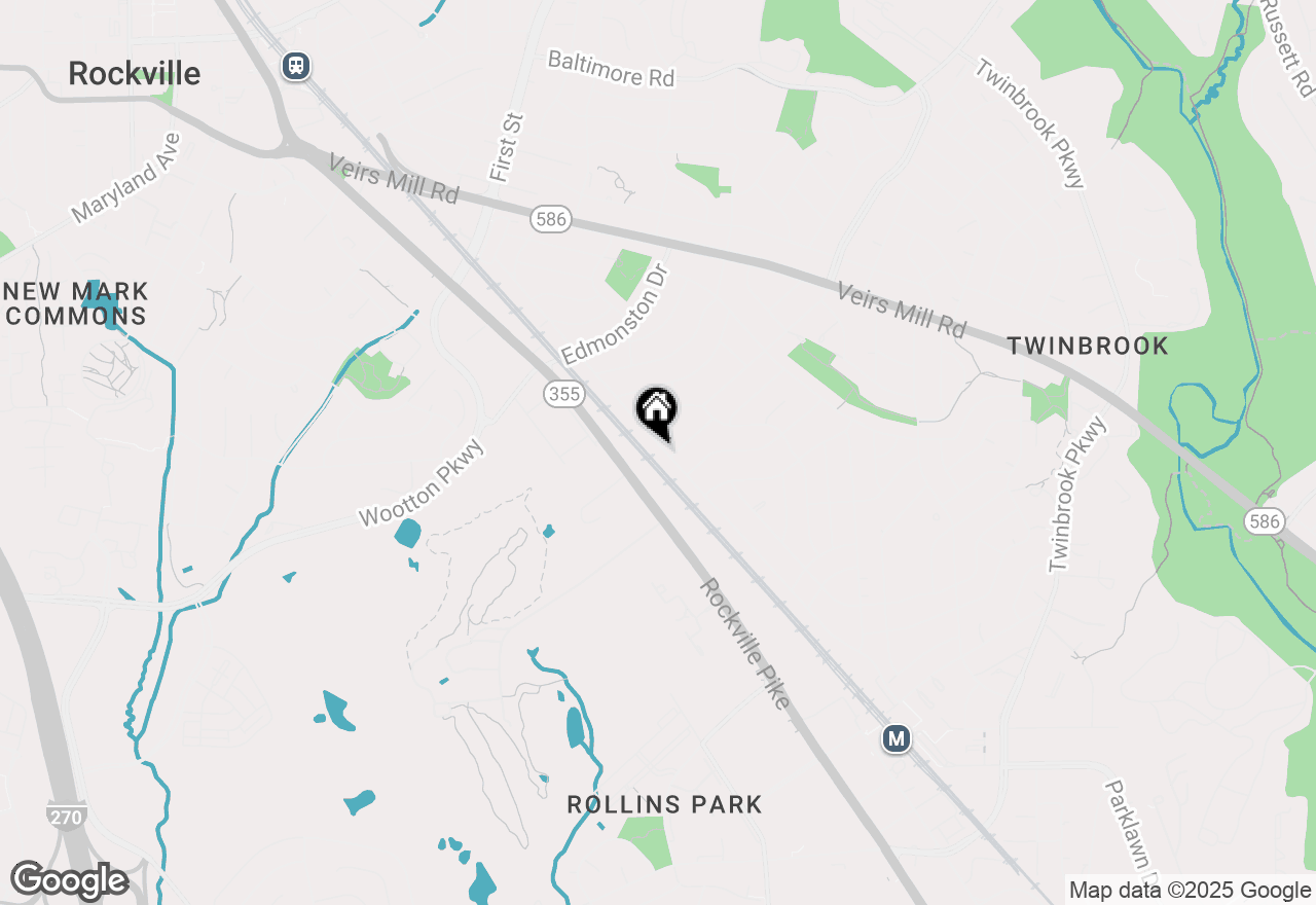 Map of 1615 Lewis Avenue, Rockville, MD 20851