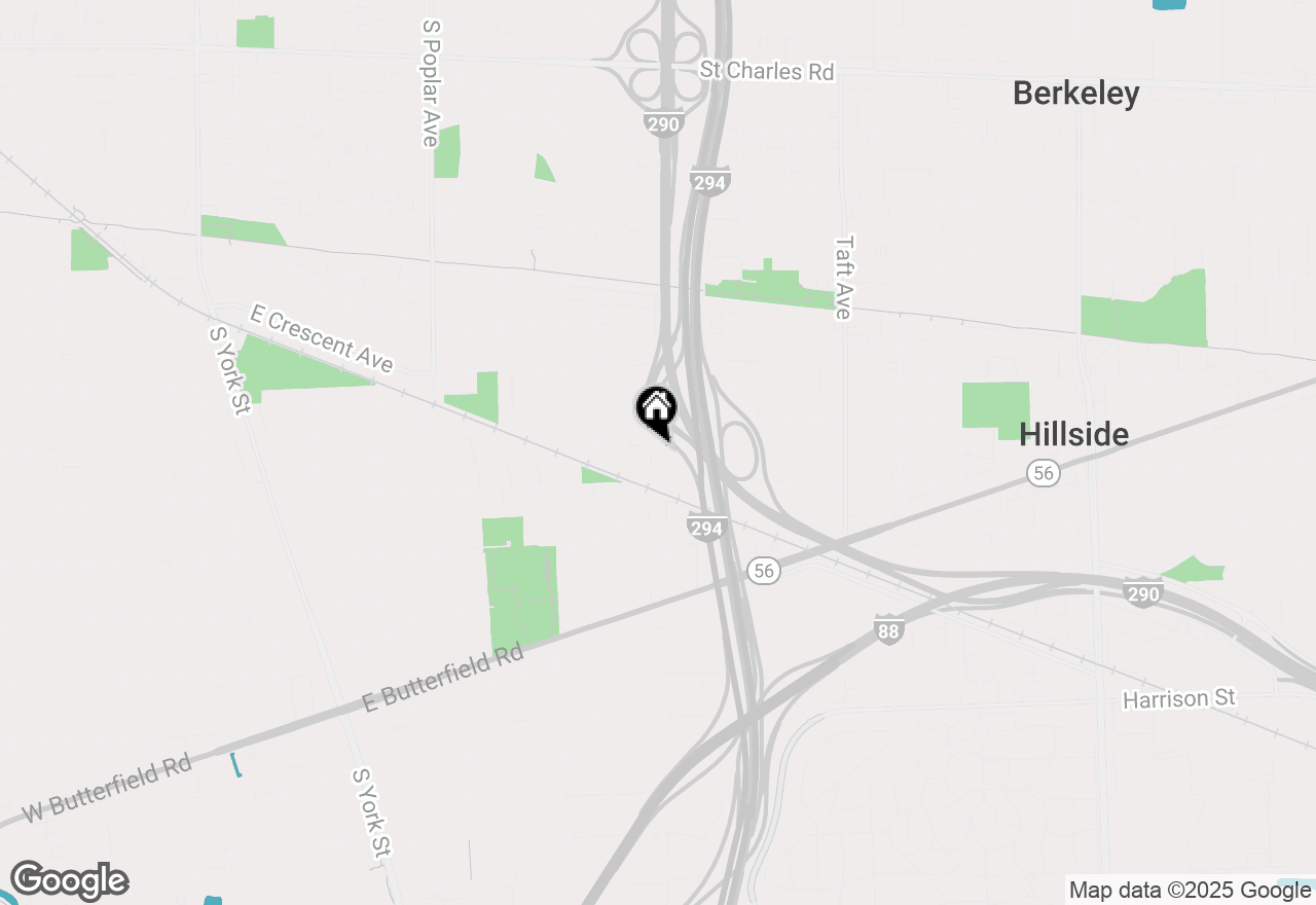 Map of 505 E Atwood Court, Elmhurst, IL 60126