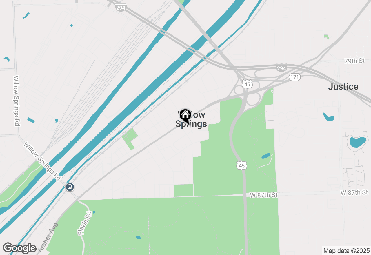 Map of 104 Forest Avenue, Willow Springs, IL 60480