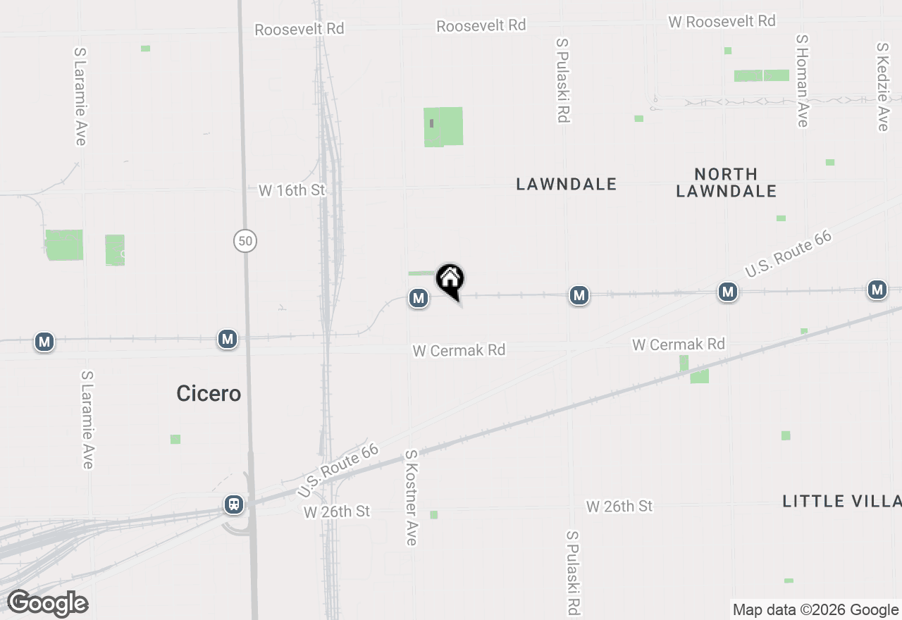 Map of (Address confidential), Chicago, Illinois 60623